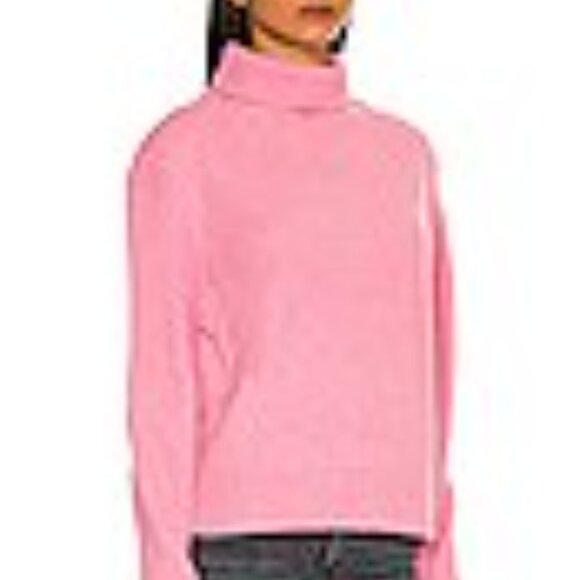 rag & bone Pierce cashmere funnel neck sweater in Pink - Picture 2 of 12